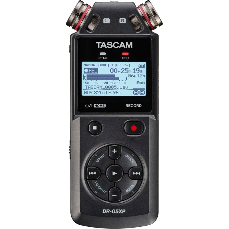 Tascam DR-05XP 32-Bit Float Stereo Portable Handheld Field Recorder