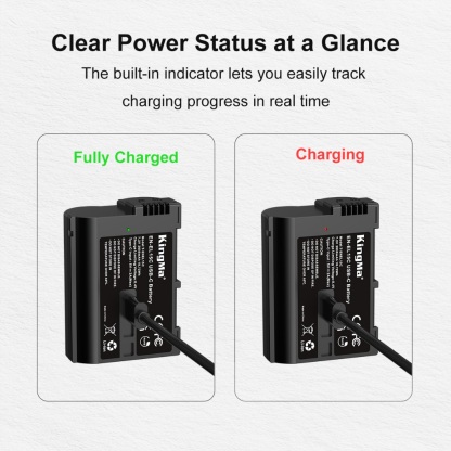 KingMa EN-EL15C Battery with Type-C Port (For Nikon Z5 / Z6 / Z6II / Z6III / Z7 / Z7II / Z8 / Zf etc)