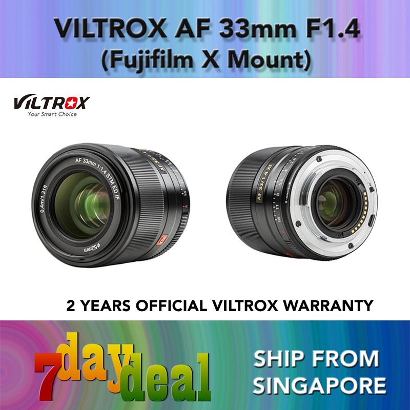 Viltrox AF 33mm F/1.4 APS-C Lens (X Mount)