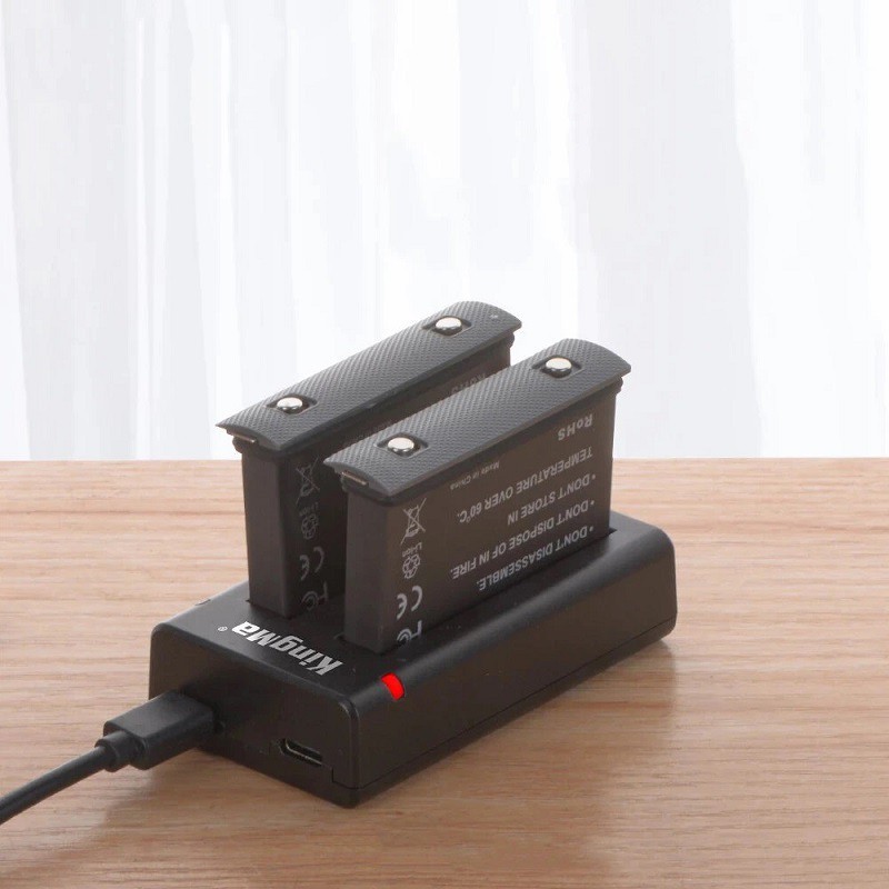 KingMa USB Dual Slot Battery Charger BM061 (For Insta360 ONE X2)