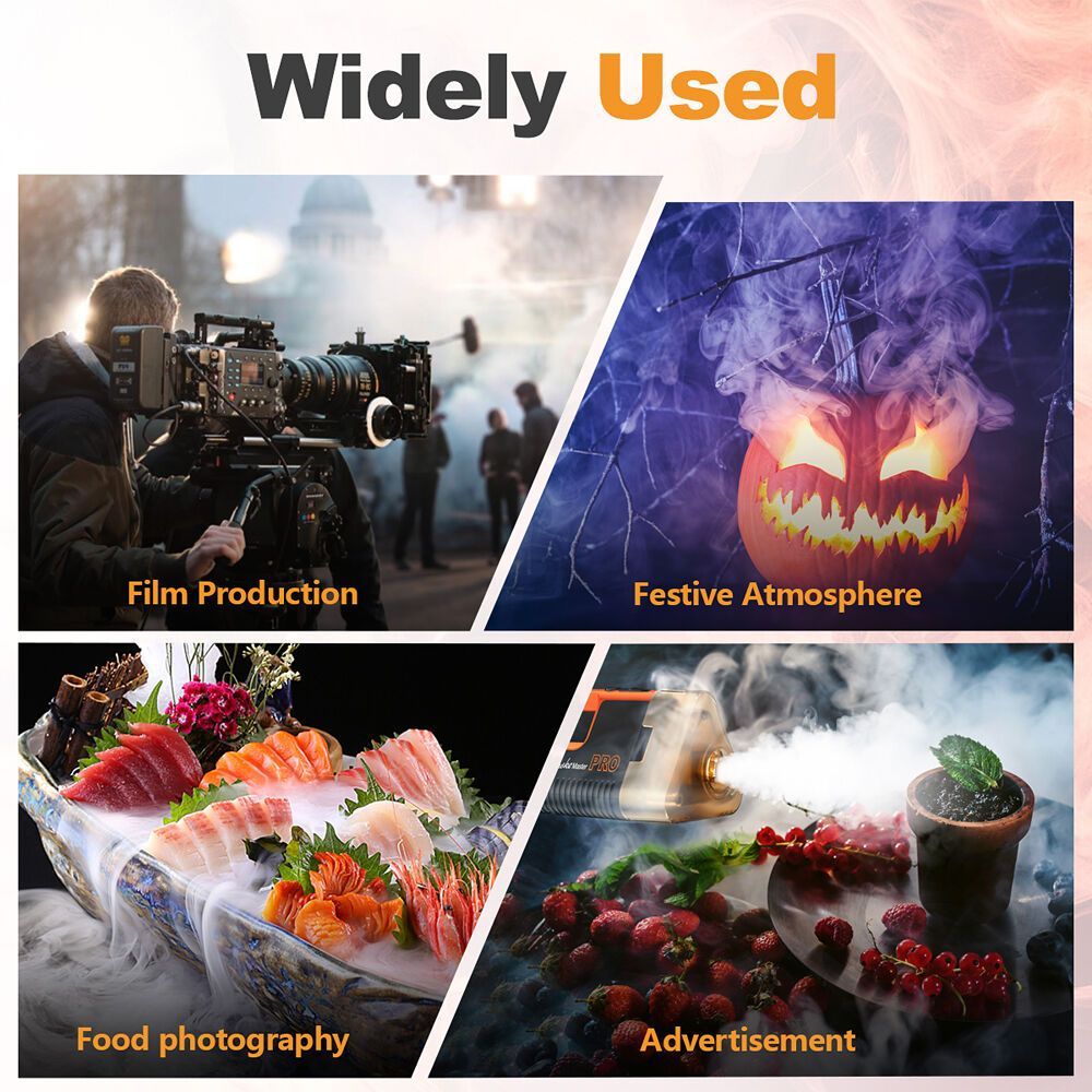 LENSGO Smoke Master PRO Portable Handheld Fog Machine (100W)