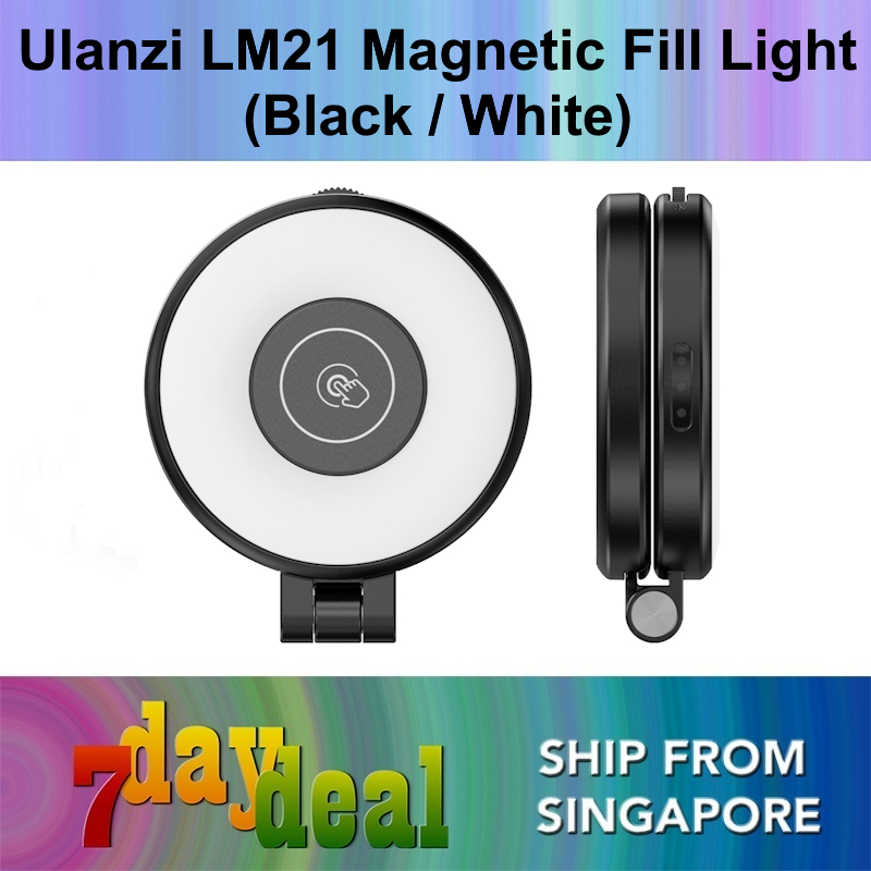 Ulanzi LM21 Magnetic Fill Light (Black L236 / White L237)