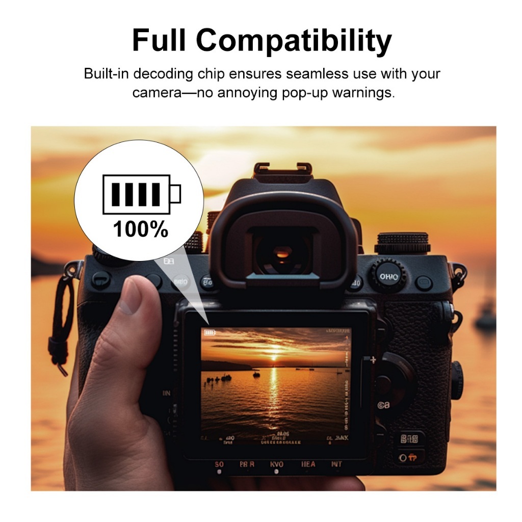 KingMa EN-EL15C Battery with Type-C Port (For Nikon Z5 / Z6 / Z6II / Z6III / Z7 / Z7II / Z8 / Zf etc)