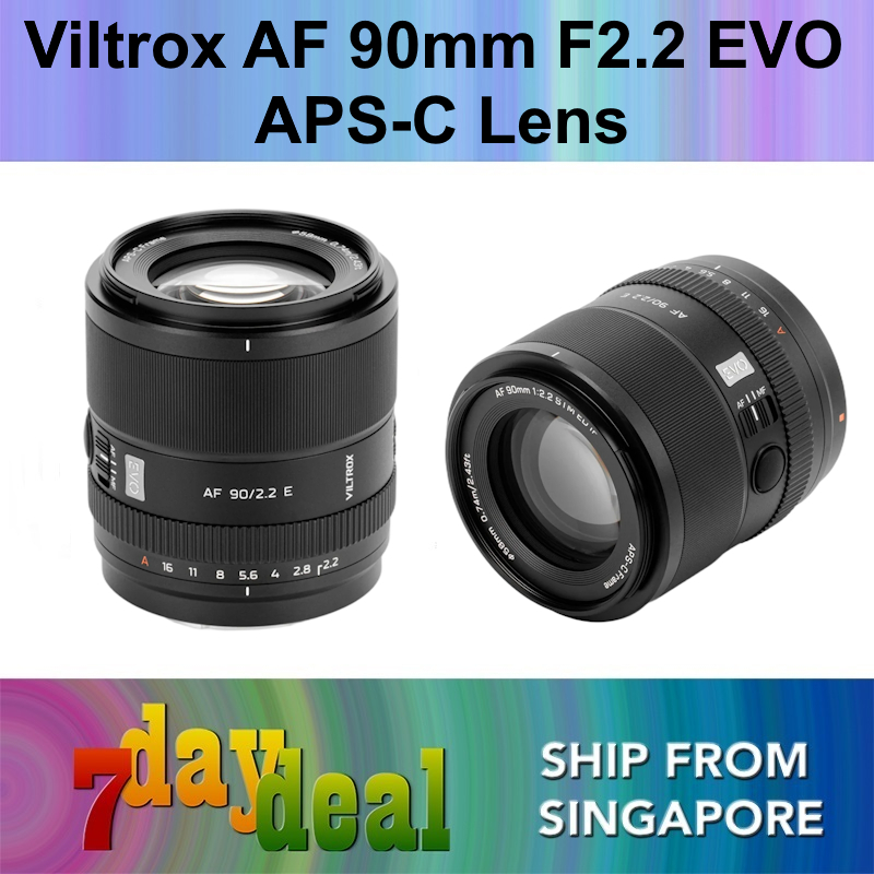 Viltrox AF 90mm F/2.2 EVO APS-C Lens (Fujifilm X / Nikon Z / Sony E Mount)