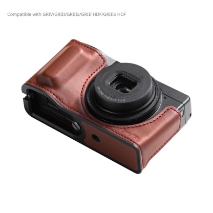 SmallRig Leather Case Kit For Ricoh GR IV / GR IIIx / GR III HDF / GR IIIx HDF (Black 5676  / Grey 5677 / Red 5678)