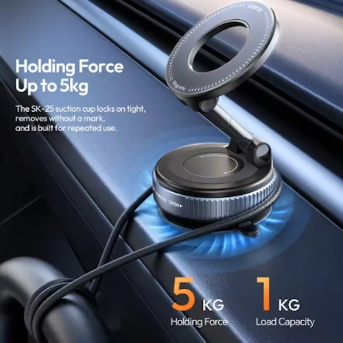 Ulanzi SK-25 Vacuum Suction MagMount Magnetic Phone Holder (S003)