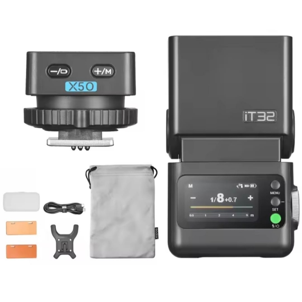 Godox iT32 & X5 iFlash Camera Flash + Trigger System (Canon / Nikon / Sony / Fujifilm / Olympus)