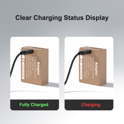 KingMa NP-W126 Battery / Battery with Type-C Port (For Fujifilm)