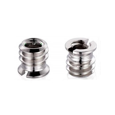 HoliCRAFT Screw and Adapter (1/4", 3/8", 5/8", Male, Female, Coldshoe, Hotshoe, Spigot, Action Camera Helmet Mount)