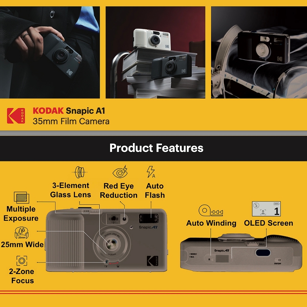 Kodak Snapic A1 35mm Film Camera