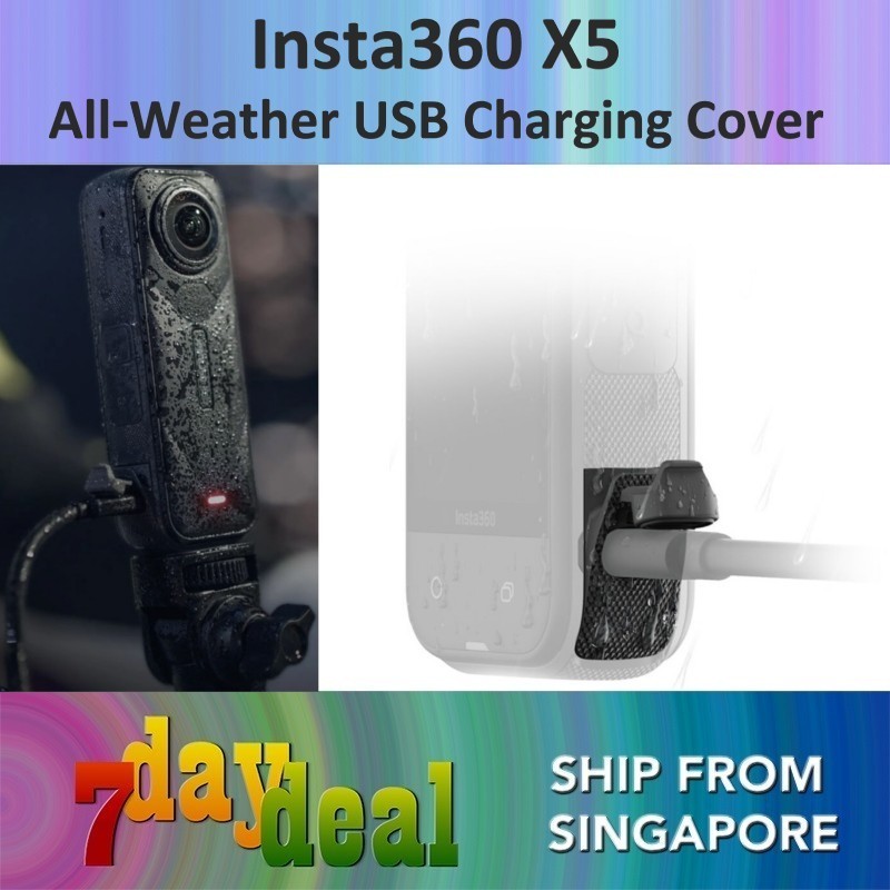 Insta360 X5 All-Weather USB Charging Cover