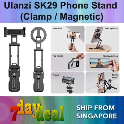 Ulanzi SK29 Foldable Phone Stand (Magnetic M101 / Clamp M100)