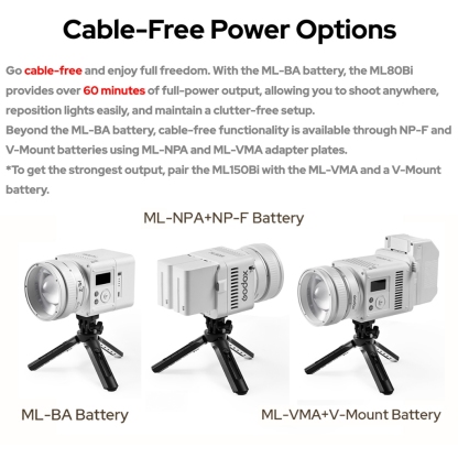 Godox ML80Bi / ML150Bi Bi-Color LED Video Light