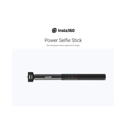 Insta360 Extendable Power Invisible Selfie Stick (With Integrated Remote Control and Built-In 4500mAh Battery)
