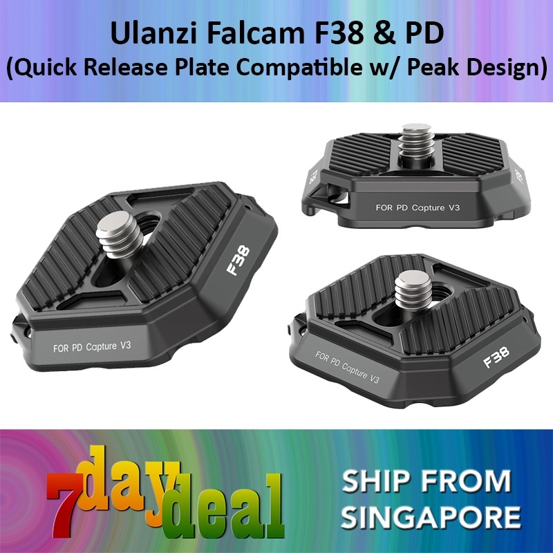 Falcam F38 & PD Quick Release Plate (2465) — Compatible with Peak Desi