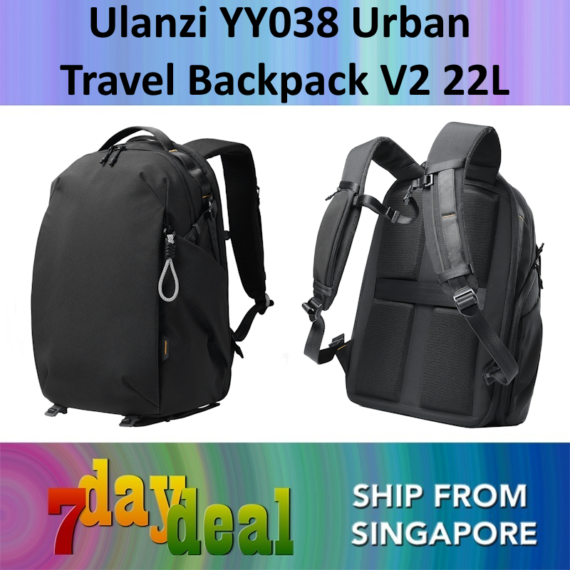 Ulanzi YY038 Urban Travel Backpack V2 22L Black (B222)
