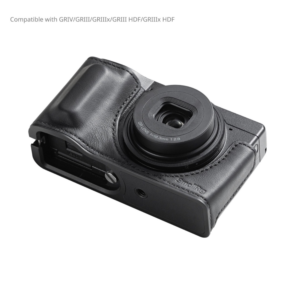 SmallRig Leather Case Kit For Ricoh GR IV / GR IIIx / GR III HDF / GR IIIx HDF (Black 5676  / Grey 5677 / Red 5678)
