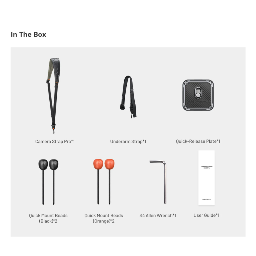 PGYTECH Camera Strap Pro (Black / Green)