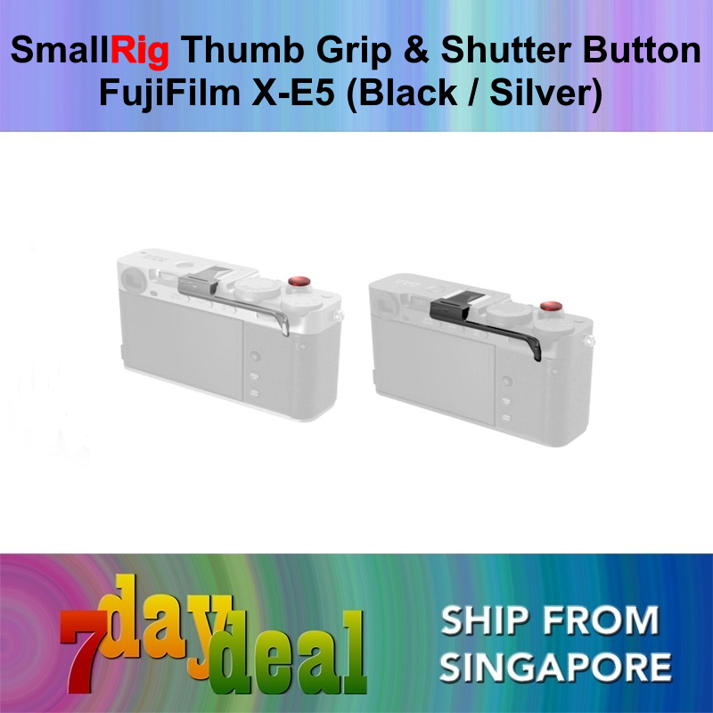 SmallRig Thumb Grip and Shutter Button for Fujifilm X-E5 (Black 5452 / Silver 5451) 