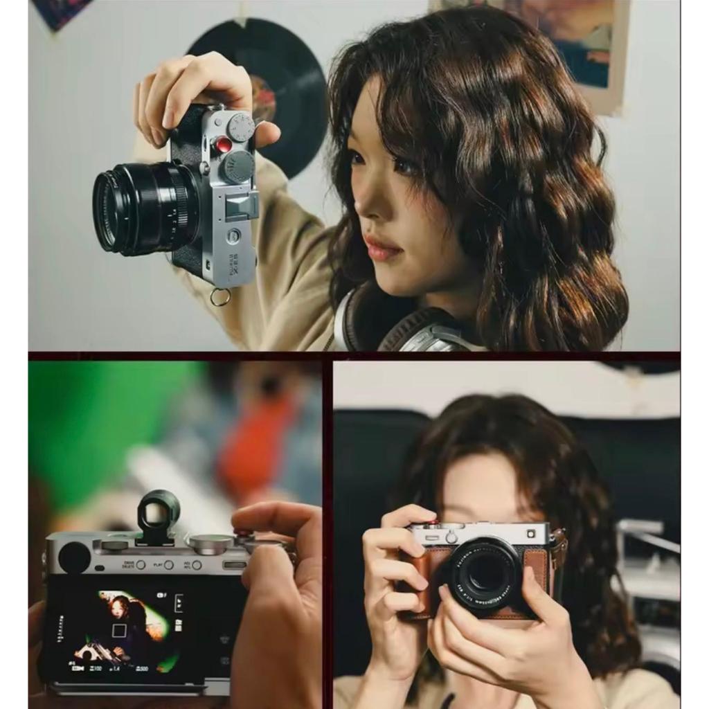 SmallRig L-Shaped Mount Plate with Silicone Handle for Fujifilm X-E5 (Black 5448 / Silver 5447)