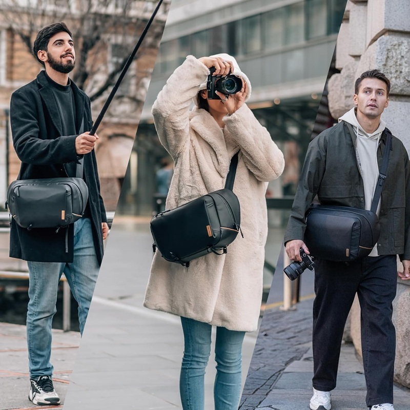 PGYTECH OneGo Solo Sling Bag V2 6L (Black / Green)