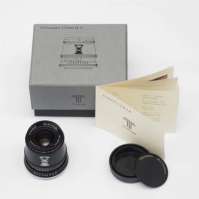TTArtisan 17mm F/1.4 APS-C Lens (E / X / Z Mount)