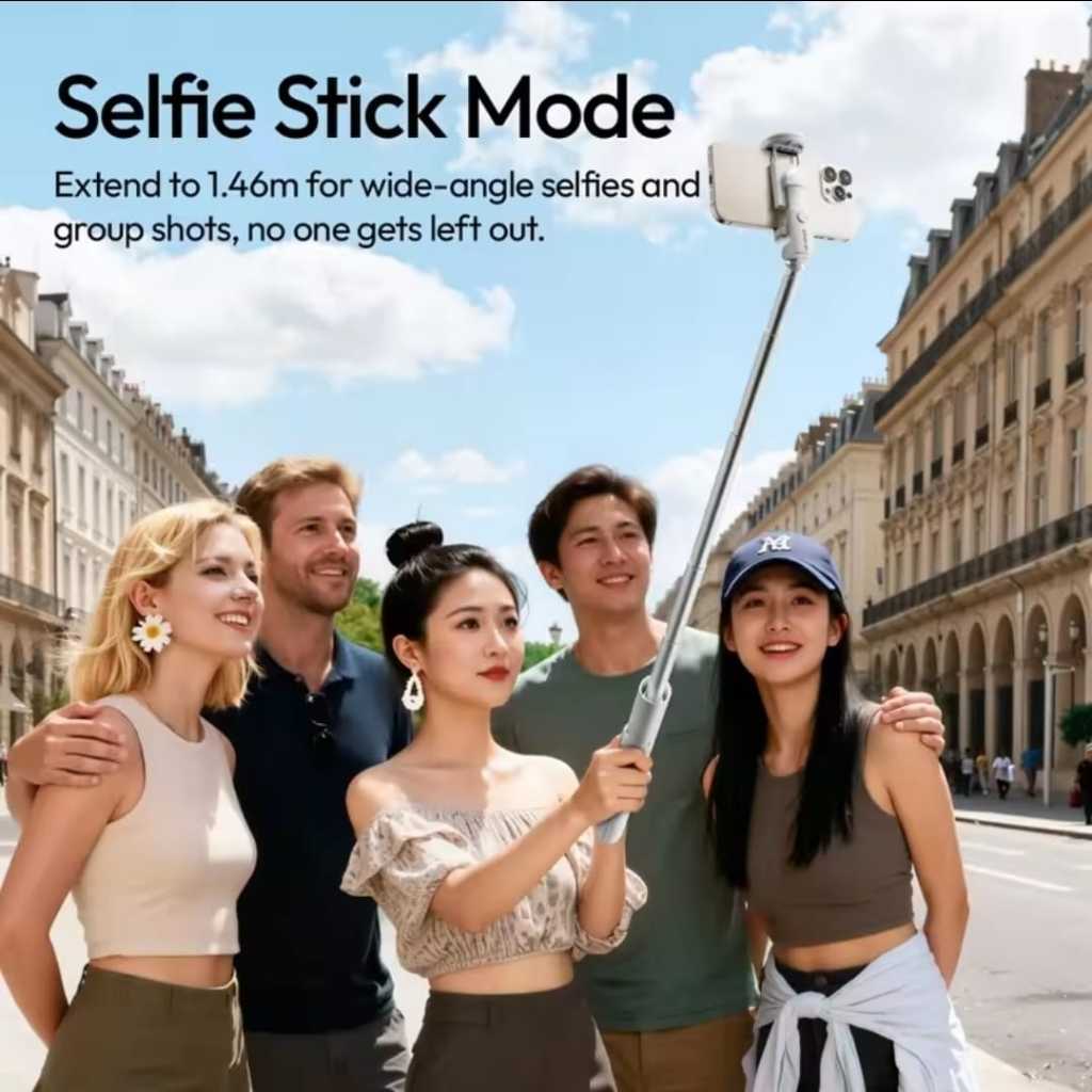 Ulanzi MT86 Automatic Quick Release Mobile Phone Selfie Stick Tripod (S023)