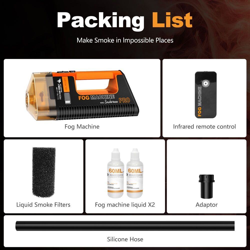 LENSGO Smoke Master PRO Portable Handheld Fog Machine (100W)