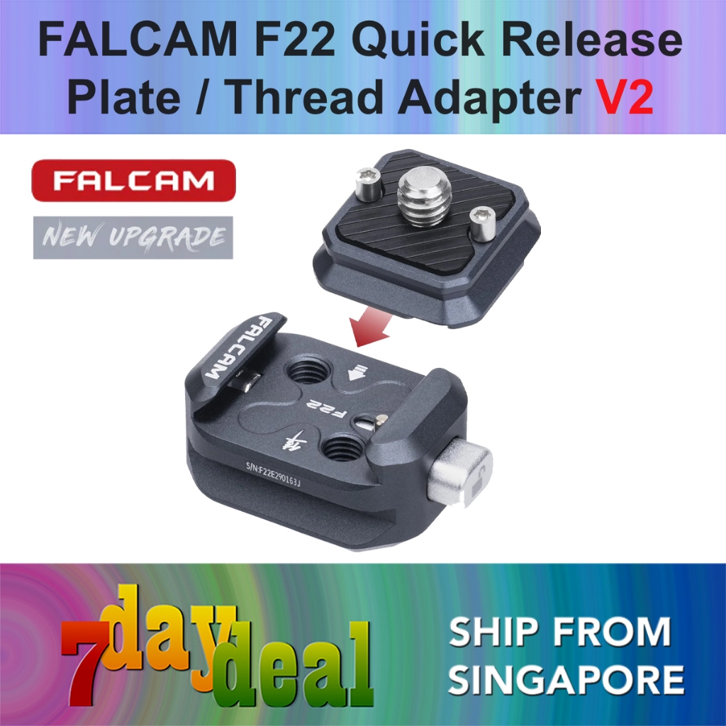 FALCAM F22 Quick Release System (Plate / Thread Adapter V2) - Arca Swiss Compatible