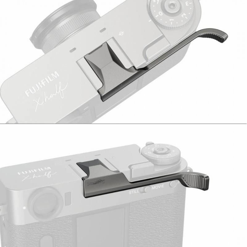SmallRig Thumb Grip for FUJIFILM X half Camera (Black 5222 / Charcoal Silver 5333 / Silver 5221)