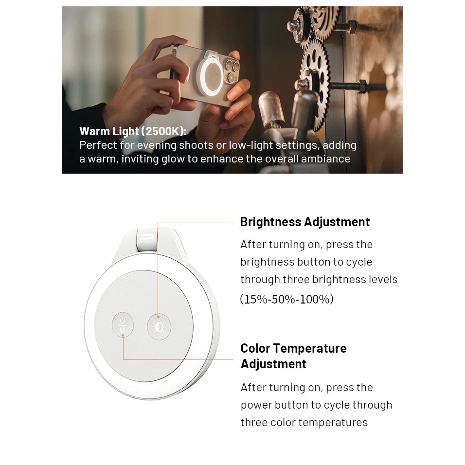 PGYTECH MagGlow Phone Fill Light