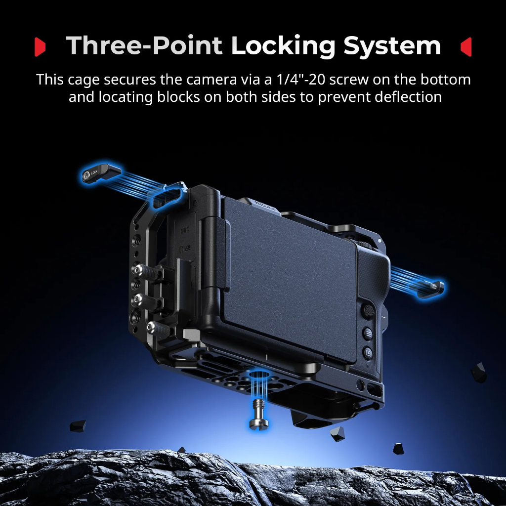 SmallRig Cage Kit for Nikon ZR (Basic Cage 5467 / Cage Kit with Top Handle 5647)