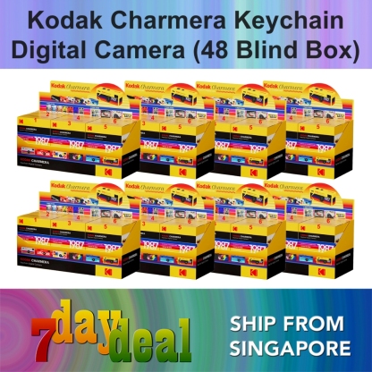 48 Boxes Kodak Charmera Keychain Digital Camera (Blind Box)