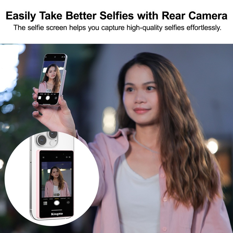 Kingma VL-PH02 Max Magnetic Vlog Selfie Monitor Screen (Black)