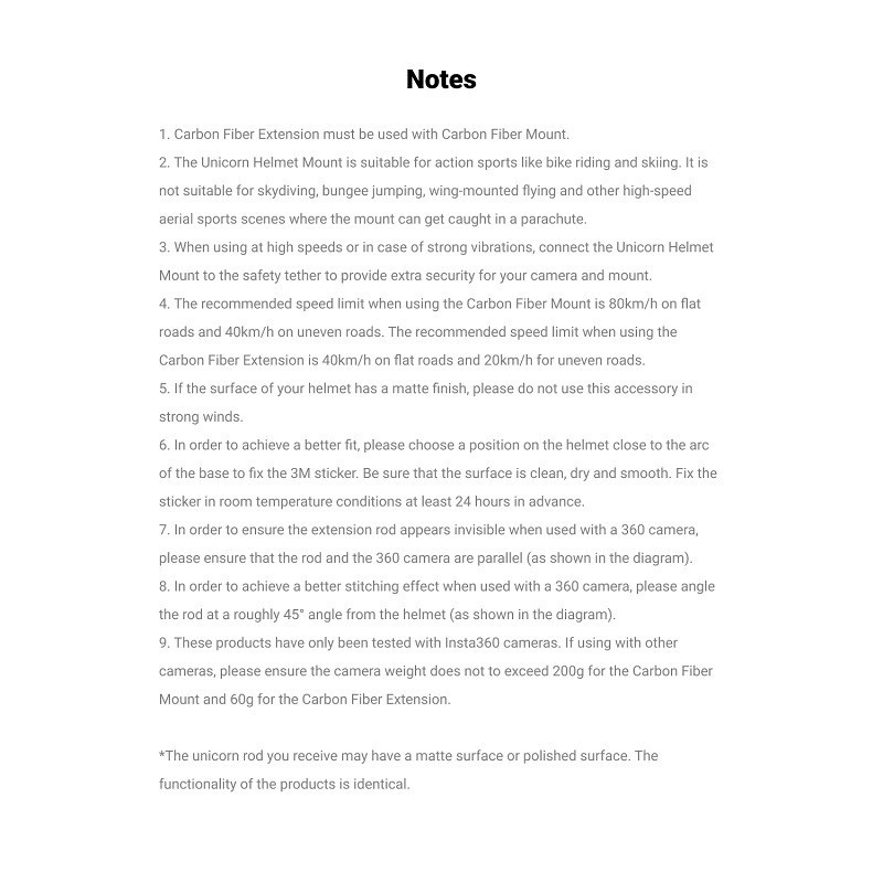 Insta360 Unicorn Helmet Mount (For Insta360 X5 / X4 / X3 / RS / Ace Pro 2 / GO Ultra / GO 3S / GO 3)