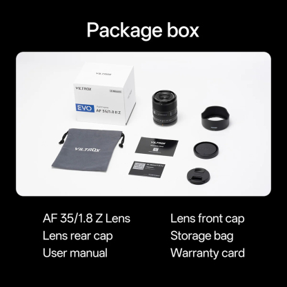 Viltrox AF 35mm F/1.8 II EVO Full Frame Lens (Sony E FE / Nikon Z)