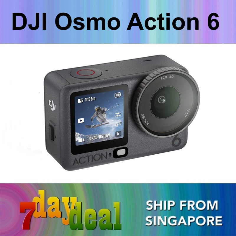 DJI Osmo Action 6 Action Camera (Standard / Adventure Combo)