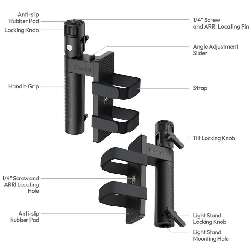 Ulanzi LA06 Light Grip Handle with PowerBank Plate (L182)
