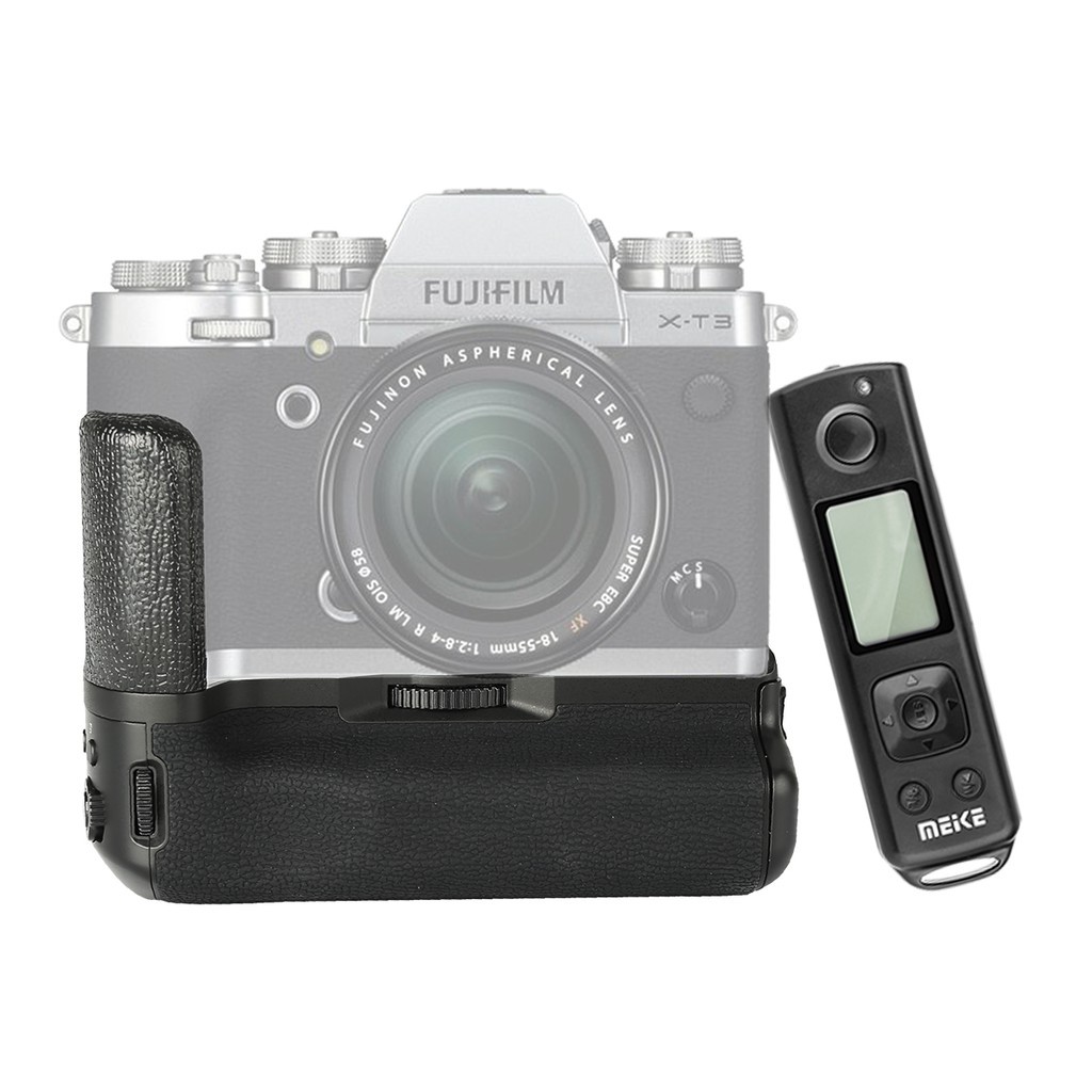 Meike MK-XT3 Pro Battery Grip + Remote (For Fujifilm X-T3 Camera)