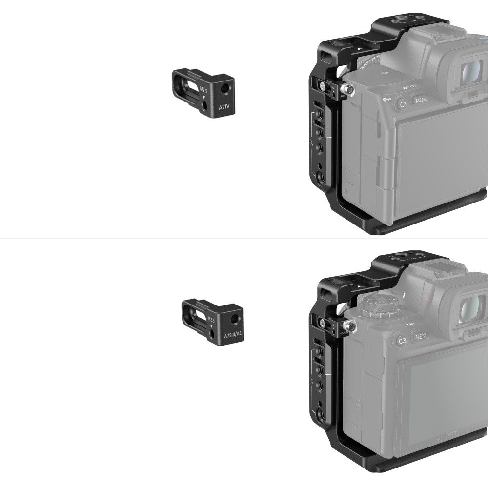 SmallRig Half Cage for Sony Alpha 7 V / 7R VI / 7R V / 7 IV / 7S III / 1 (3639)-7daydeal