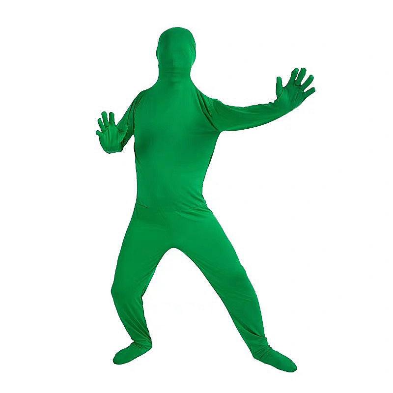 Full Body Clothe Suit (Chroma Green Cloth) – XS (135cm) / SMALL (155-168cm) | MEDIUM (170-178cm) | LARGE (180-190cm)