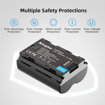 KingMa NP-W235 Battery (For Fujifilm X-T4 / X-T5 / X-H2 / X-H2s / X‑S20 / GFX100 / GFX100S II / GFX50S II)