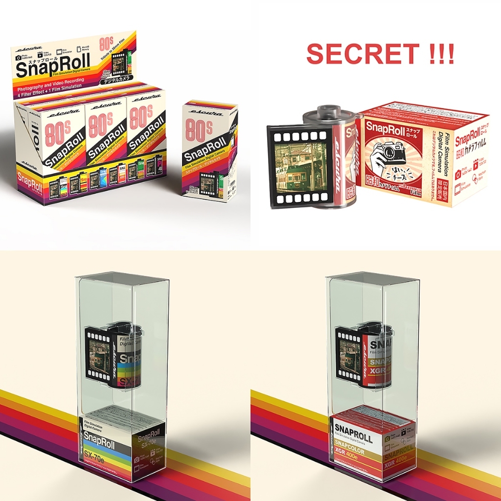 36 Boxes Escura SnapRoll Film Simulation Digital Camera (Blind Box)