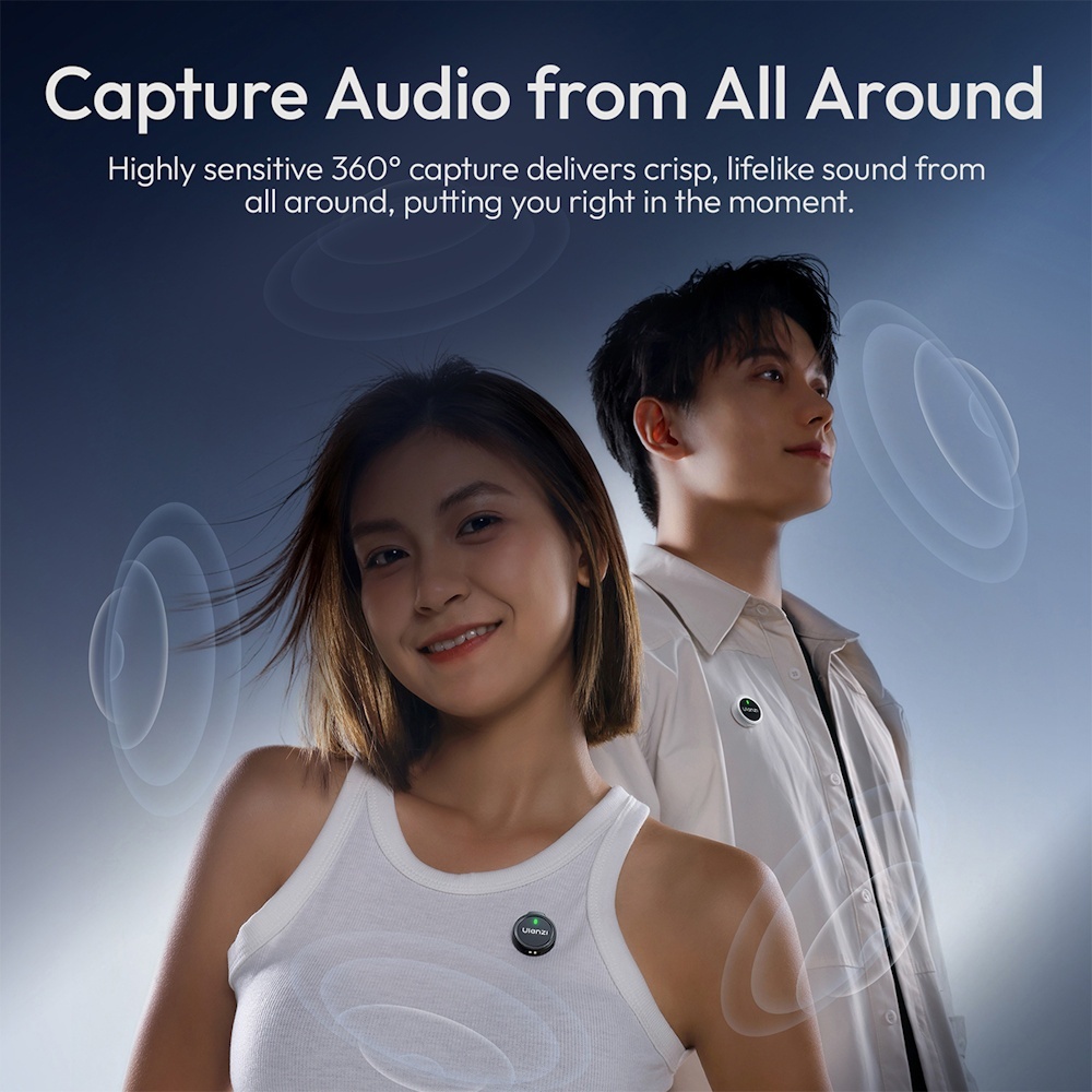 Ulanzi A21 Wireless Mini Microphone Type C for Smartphone and Smart Device (A053)