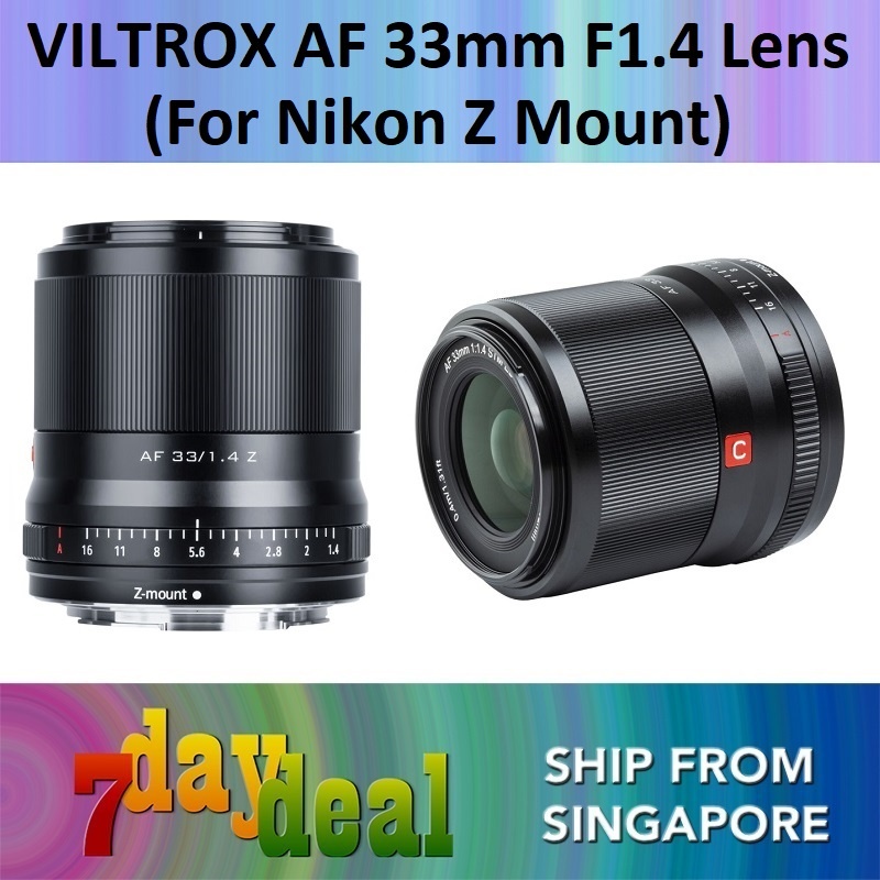 Viltrox AF 33mm F/1.4 APS-C Lens (Z Mount)