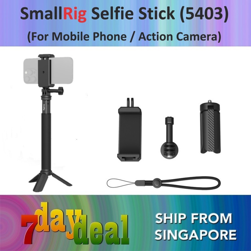 SmallRig Selfie Stick for Action Cameras / Mobile Phone (5403)