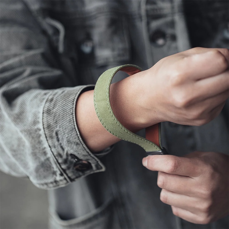 PGYTECH Camera Wrist Strap (Brown / Green / Grey)