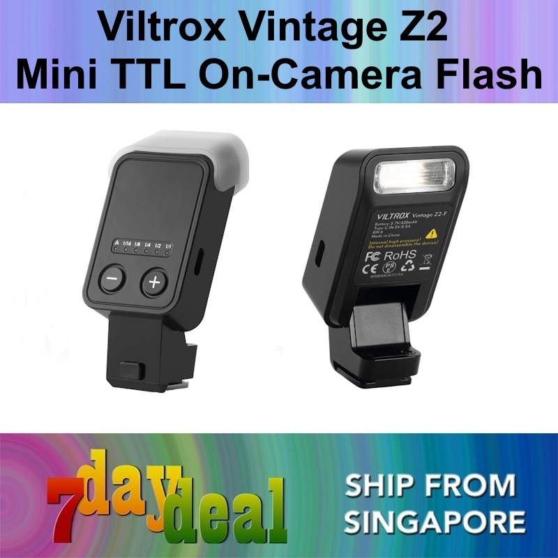Viltrox Vintage Z2 Mini TTL On-Camera Flash (Canon / Fujifilm / Nikon / Sony Mount)