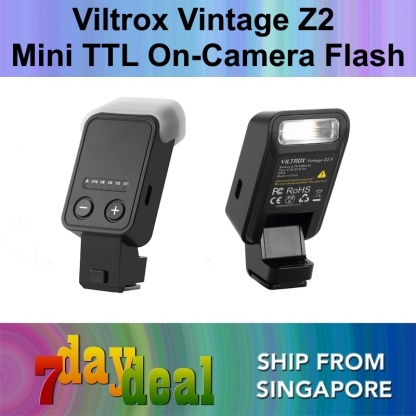 Viltrox Vintage Z2 Mini TTL On-Camera Flash (Canon / Fujifilm / Nikon / Sony Mount)