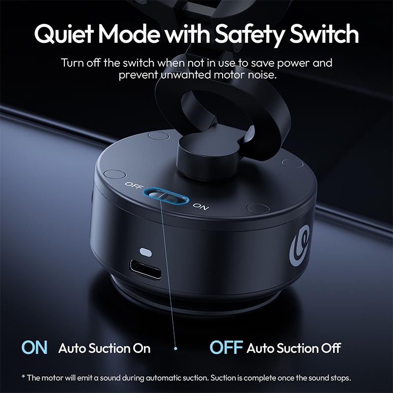 Ulanzi SK-22 Clip-On Electric Suction Cup (Magsafe) Phone Holder M096